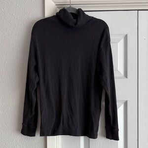Zara kids size 10 black cotton turtleneck long sleeve shirt